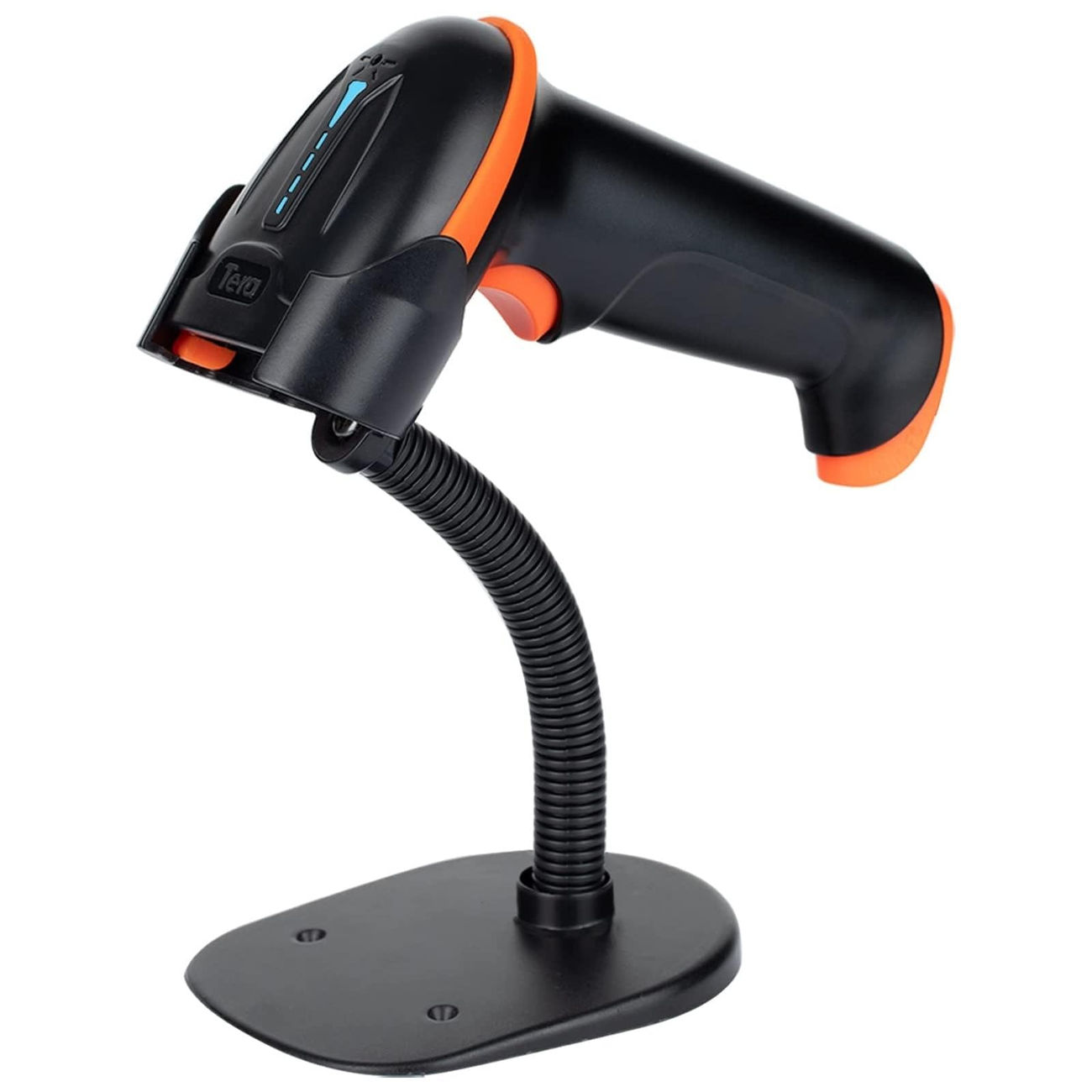 Tera Barcode Scanner Wireless Laser Cordless 1D Indicator, 2 Wired Reader