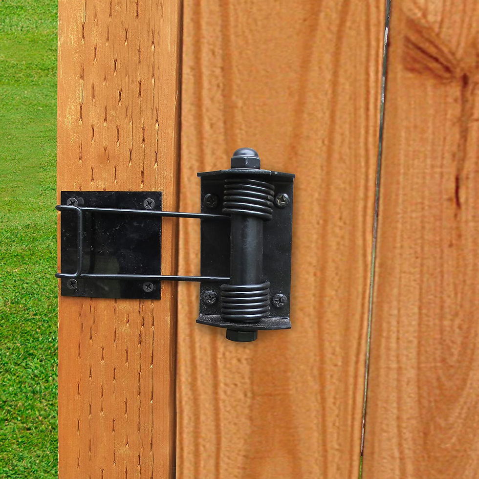 Thumbnail: Heavy Duty Flat Closer, Powder Coated, Self Gate Closing Adjustable Closer