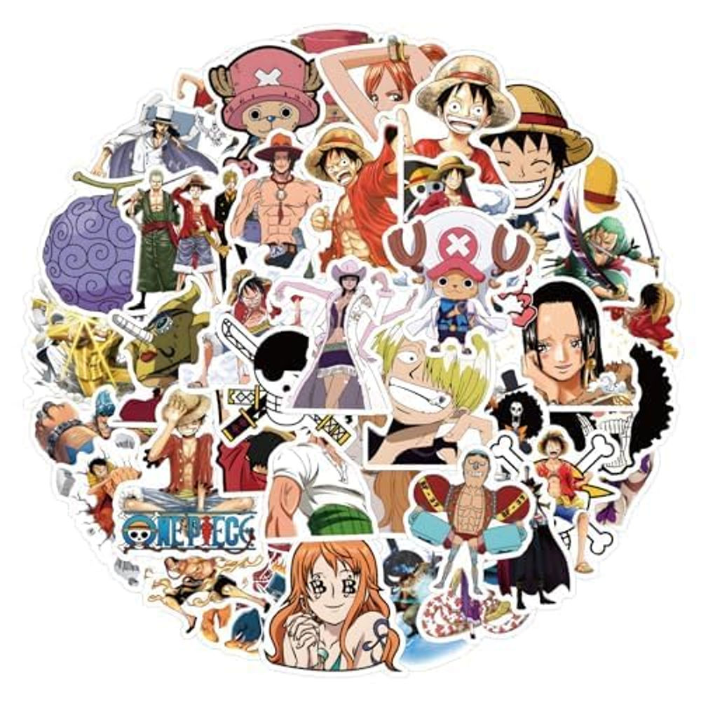 "50pcs Anime Stickers, Waterproof Vinyl for Laptop, Water Bottles, Skateboards"