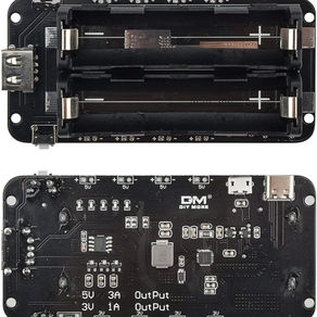 Thumbnail: diymore 18650 Battery Holder, Li-ion Charging Module for Raspberry Pi, 2 Holders