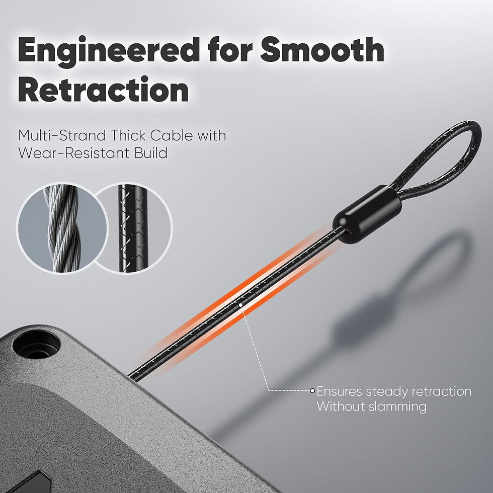Thumbnail: EKZ Retractable Door Closer – Fits Screen, & Double Doors Tension, Punch-Free