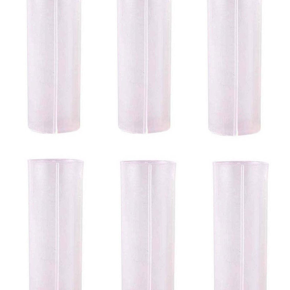 6pcs 18650 Battery Protective Sleeves, Spacer Holder Converter (No Batteries)