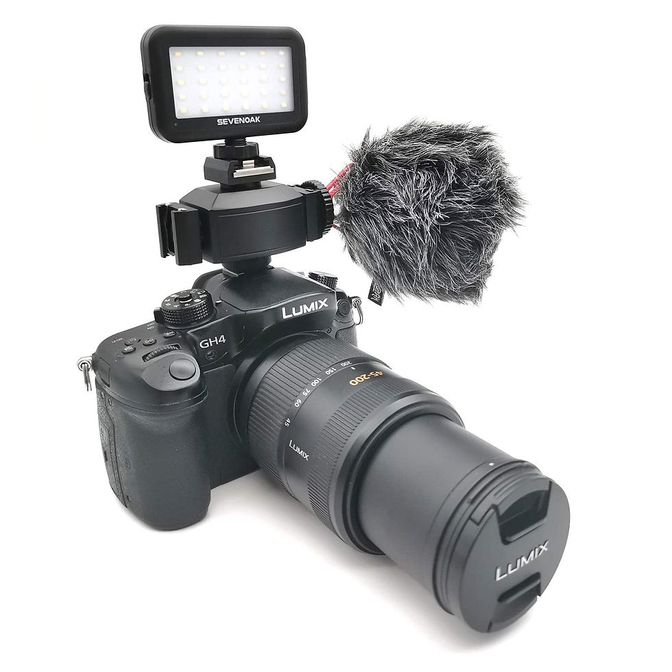 Thumbnail: LED Video Light for iPhone, 30 LED, Adjustable Brightness, USB Charger