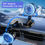 Thumbnail: Car Fan, Upgraded Dual Head USB Fan for Car, 360° Rotation Cooling for Vehicles