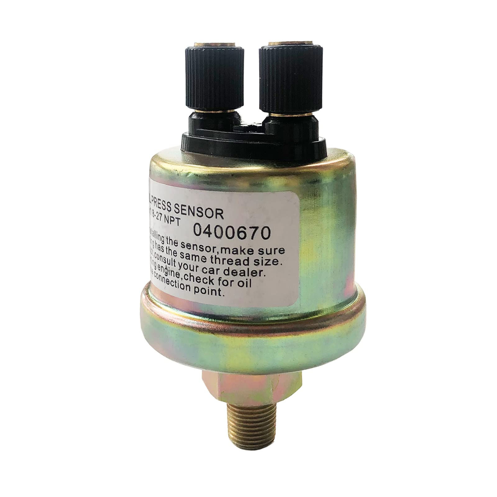 0-150 Psi Oil Pressure Sensor for Press bar Sender Replacement Gauge 1/8-27NPT