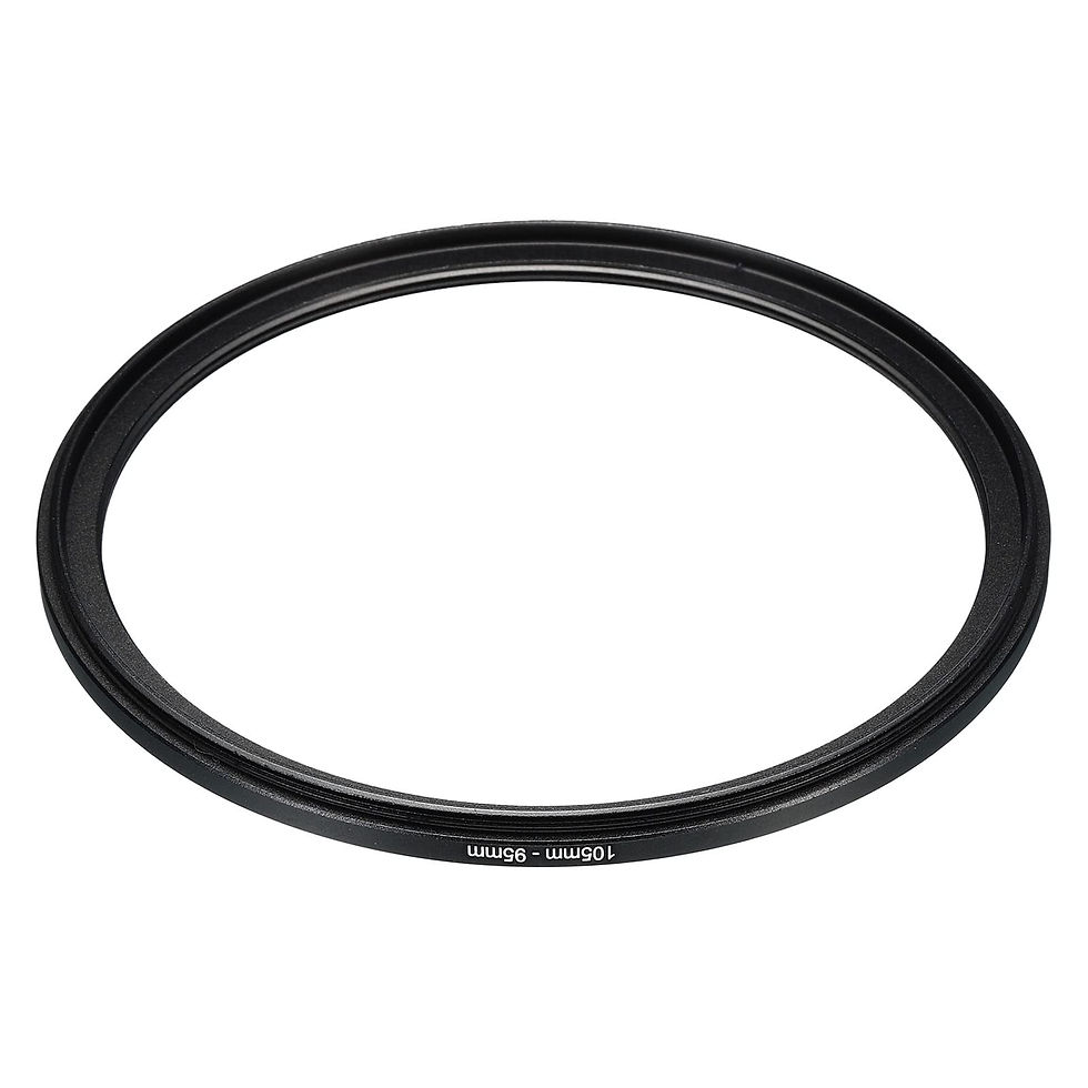 Thumbnail: PATIKIL Step Down Lens Filter Adapter 105mm-95mm Metal Ring, Black Adapter