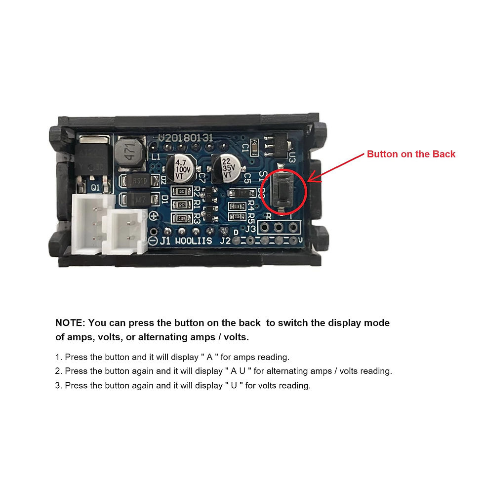Thumbnail: bayite DC Current with Hall Effect Sensor 5-120V 400A Mini Digital Voltage