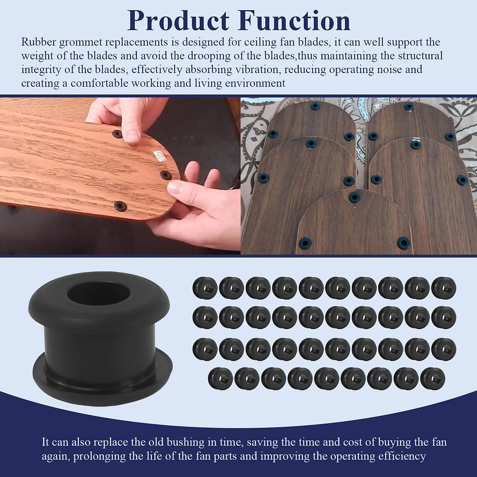 Thumbnail: 50 Rubber Fit for Hunter Fans, Fan Pcs Antique/Vintage/Discontinued Grommets