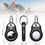 Thumbnail: Upgraded AirTag Holder with Keychain, 4 Pack, for Luggage, Keys, Pet Accessories