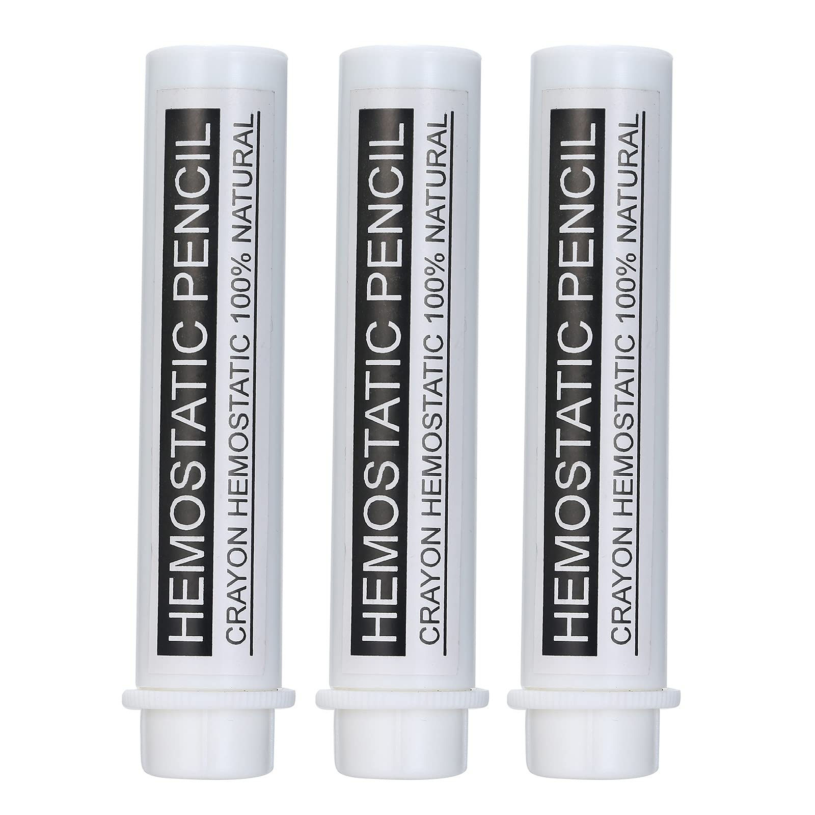 Lechnical Styptic Pencil Set, 3-Piece Anti-Infection Shaving Cut Treatment