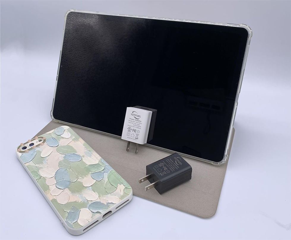 Thumbnail: Wall Charger Cube 5V1A, Portable USB Charging Block for iPhone, Samsung (White)