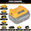 Thumbnail: JYJZPB USB Charger Adapter, Dual USB for Dewalt 20V/60V Batteries, Fast Charging