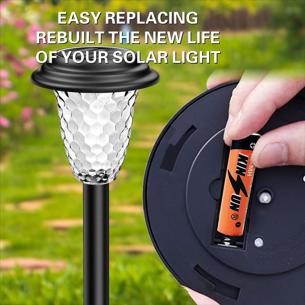 Thumbnail: KINSUN 700mAh AAA Rechargeable Batteries for Solar Lights (16-Pack)