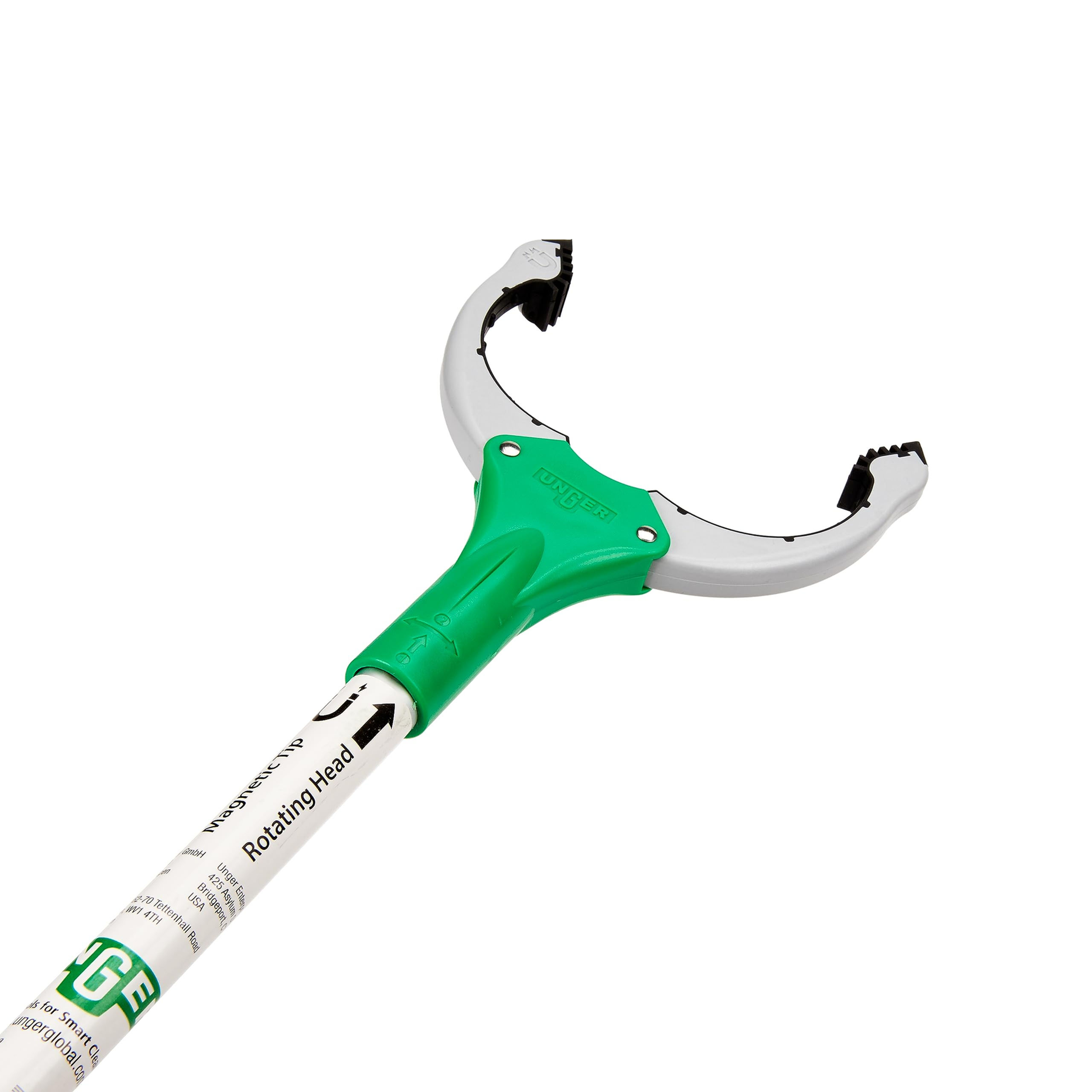 UNGER NT090 Litter Picker 90cm - Multi-Purpose Grabber with Magnetic Claw