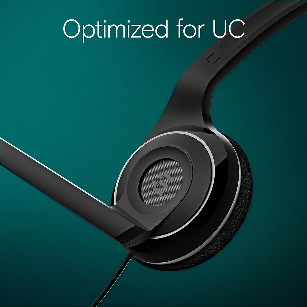Thumbnail: Sennheiser PC USB - Stereo for 8 Headset MAC Black PC and with and Control