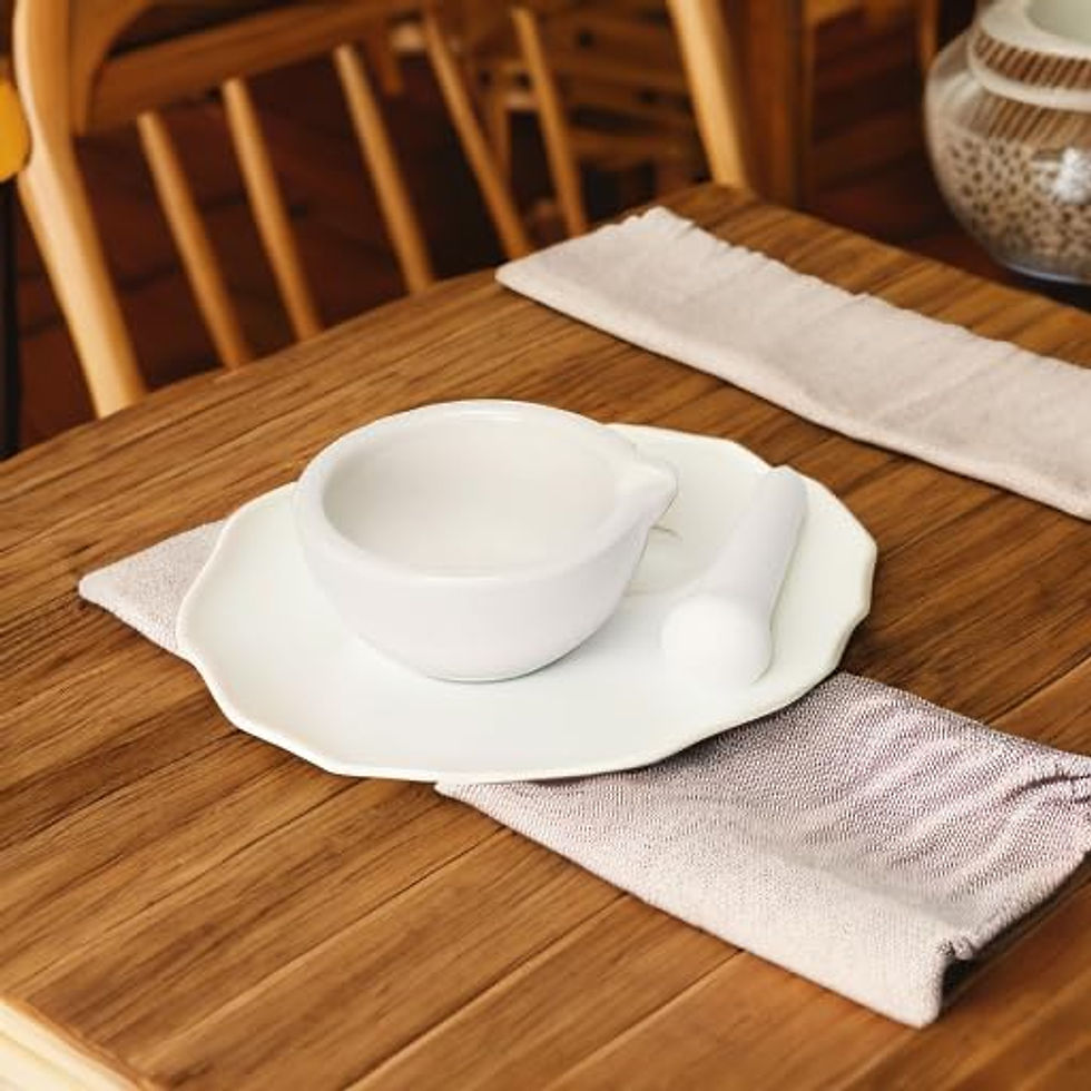 Thumbnail: 2pcs Spice Set Bowls with Brushes, Handheld Pill Crusher, Kitchen and Pestle