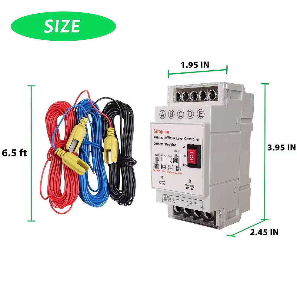 Thumbnail: DC Water Level Controller Liquid Sensor 12V Automatic Pump Detector Float