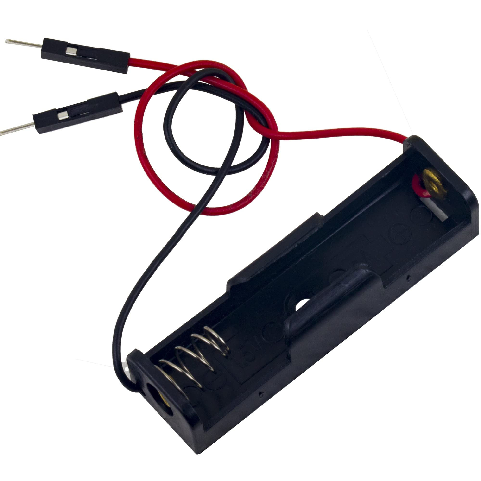 8pcs 1x1 AA 1 Slot 1.5V AA Battery Holder with Male Pin