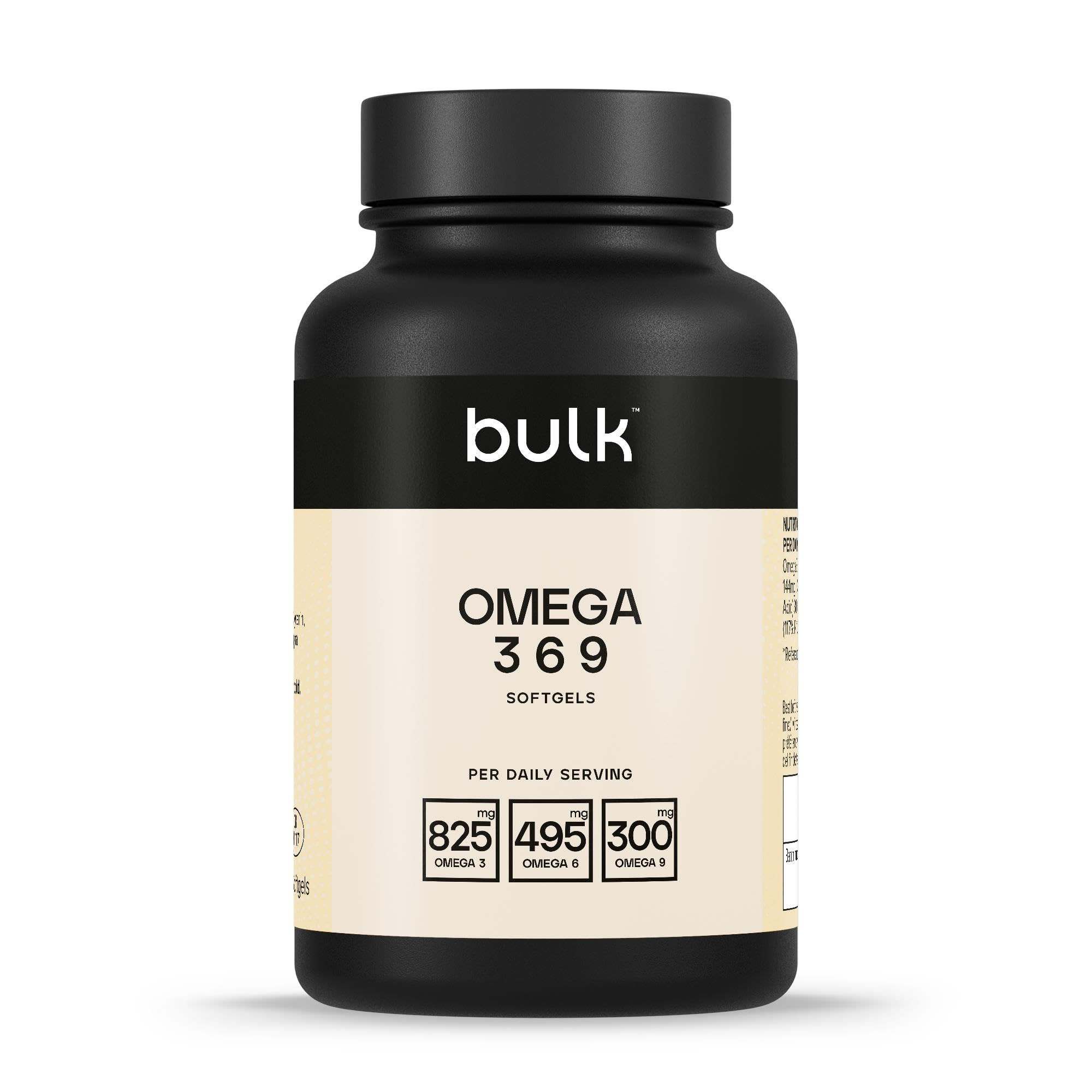 Omega 3-6-9 Softgels, Fish & Flaxseed Oil, 1000mg, 90 Servings