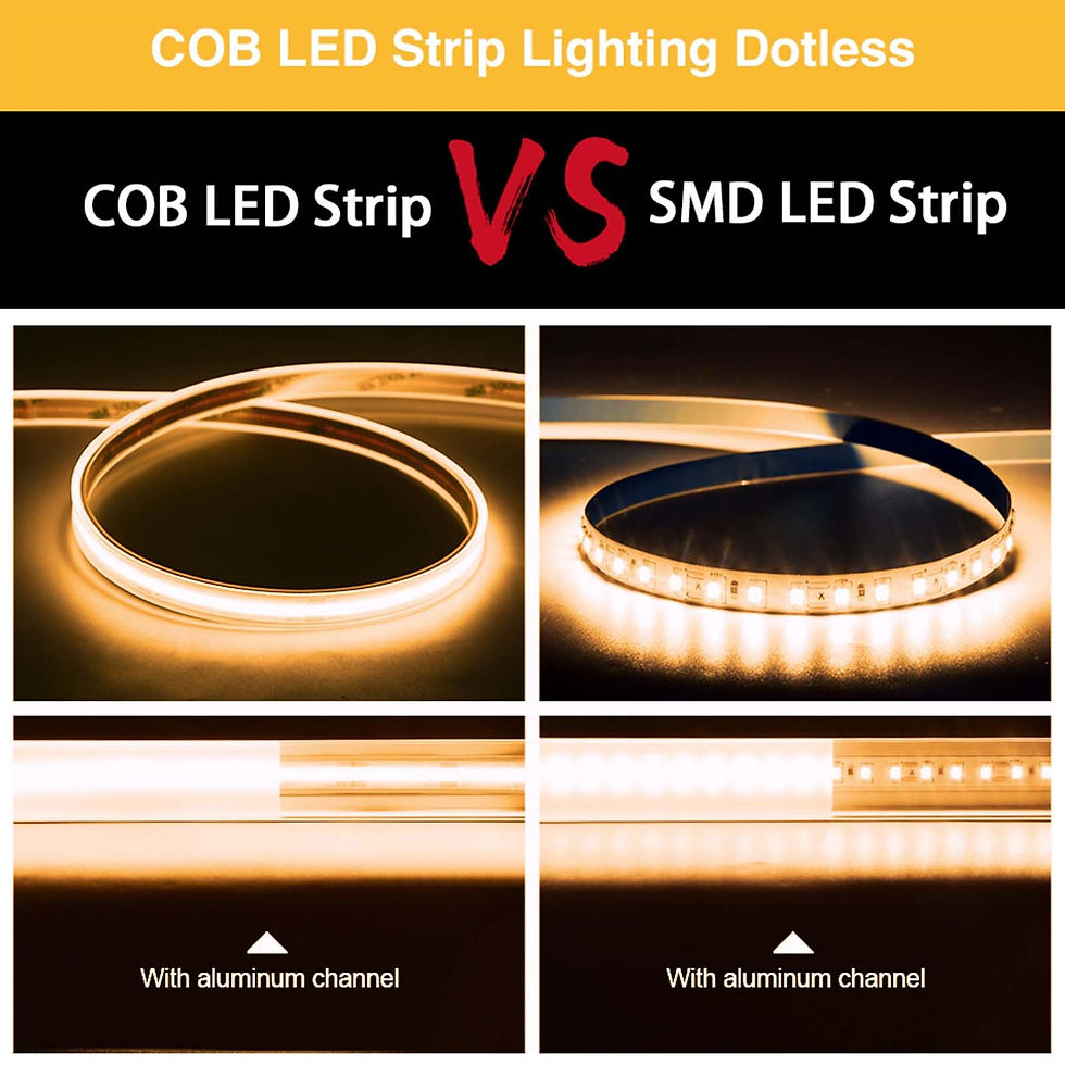 Thumbnail: LLTOP COB LED Strip Waterproof CRI Outdoor Lights IP67 DC24v Warm White