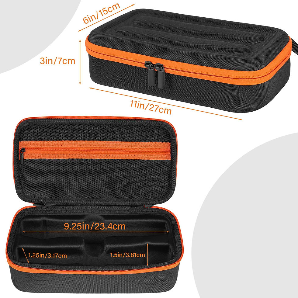 Thumbnail: Wireless Microphone Case for JBL Dual Mic System, Travel Bag for Accessories