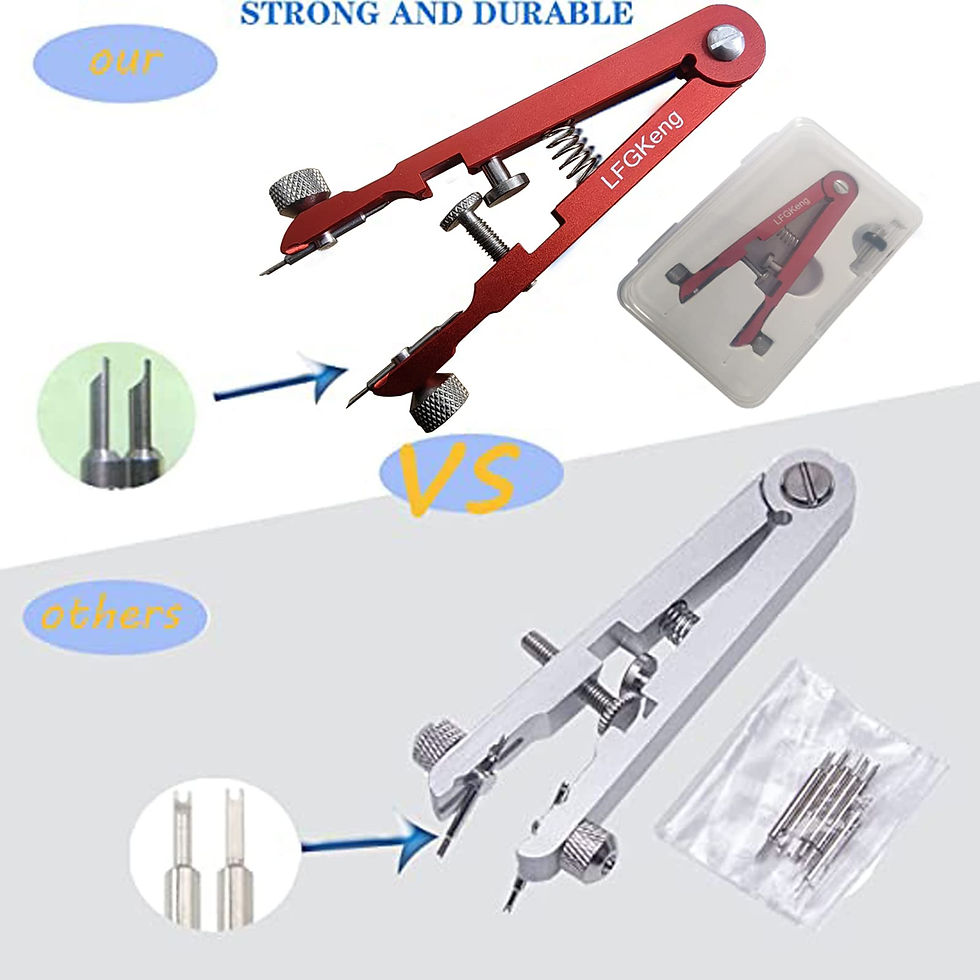 Thumbnail: Watch Bar Plier Tool, Tweezer, Spring 8 Red Band pliers with Robust Alloy