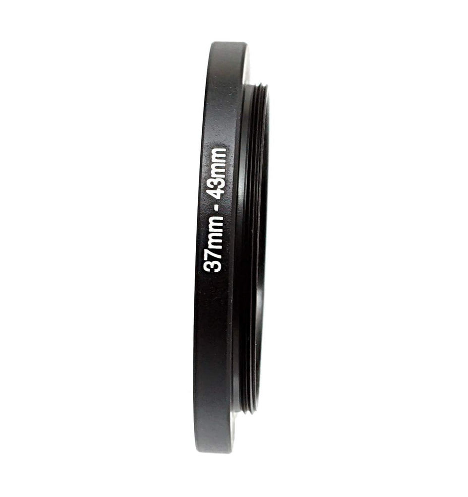Thumbnail: 37-43MM Step-Up Ring for DSLR Camera Lens & Filters (2Pcs, Black)
