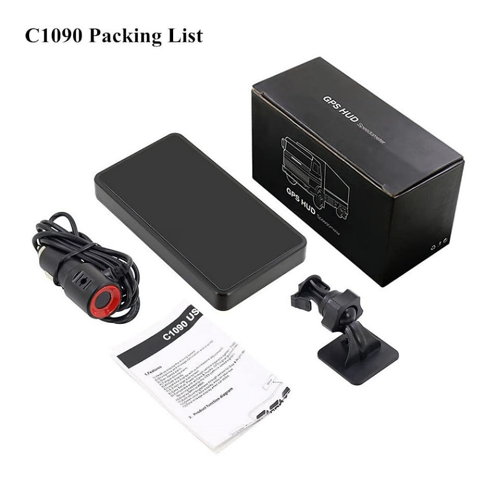 Thumbnail: C1090 Car HUD GPS Speedometer, 6.2" Display, Speed Alert for All Vehicles