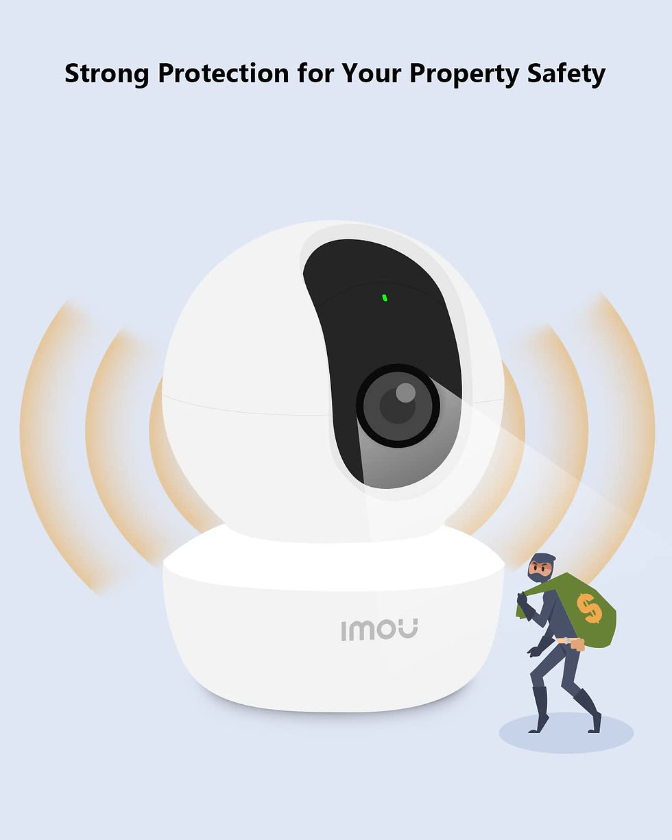 Thumbnail: Imou 360� Security Camera Indoor with AI Human/Motion/Sound Detection, WiFi