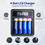 Thumbnail: AA Lithium Batteries with LCD Charger, 8-Pack 1.5V Li-ion Batteries + Charger