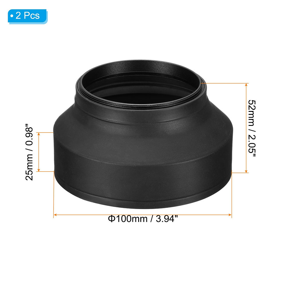 Thumbnail: PATIKIL Lens Hood, Rubber Collapsible Protector 67mm Camera 2Pcs Anti-Reflection