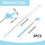 Thumbnail: 5 Pcs Finger Pointer Stick for Classroom, 21.7" Extendable Mini Teaching Tool