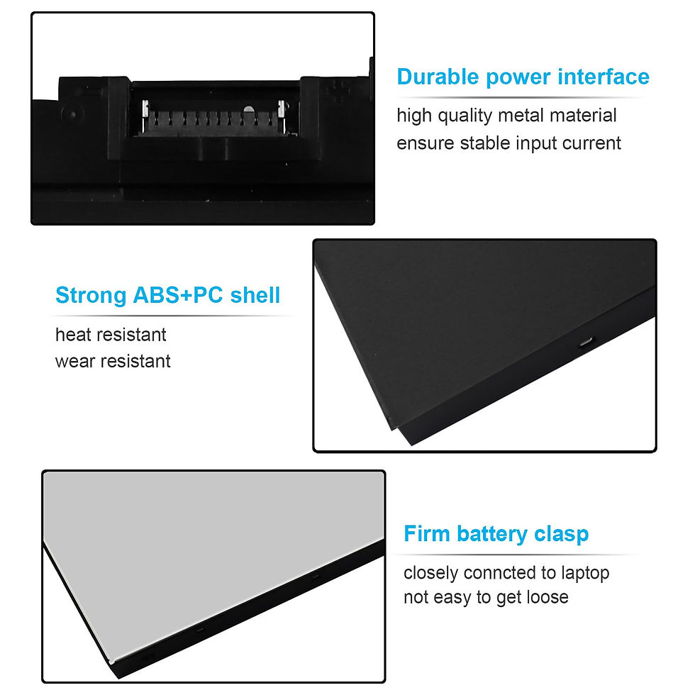 Thumbnail: Emanjor 97Wh 11.4V Laptop Battery for Dell Precision 7530, 7540, 7730, 7740