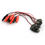 Thumbnail: ZYAMY 5pcs T Type 9V Battery Snap Connector to Dual Alligator Clips Cable