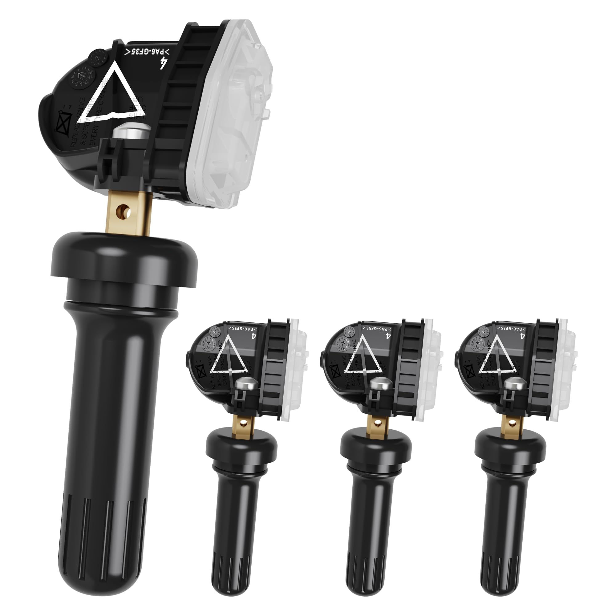 RENECTIV Tire Pressure Sensors with Chevy Cadillac TPMS Sensor,4pcs 433MHz