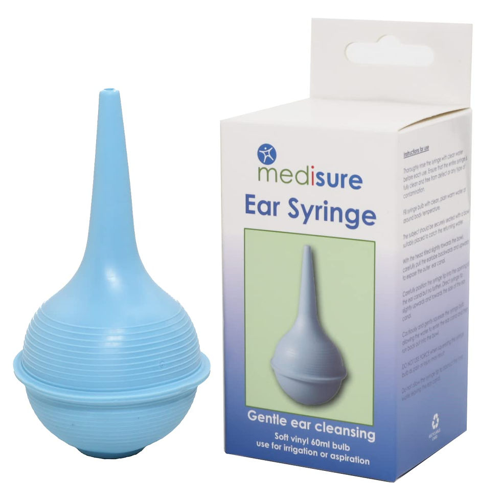 Thumbnail: Ear Syringe Rubber Bulb, 60ml for Safe Wax Removal & Cleaning