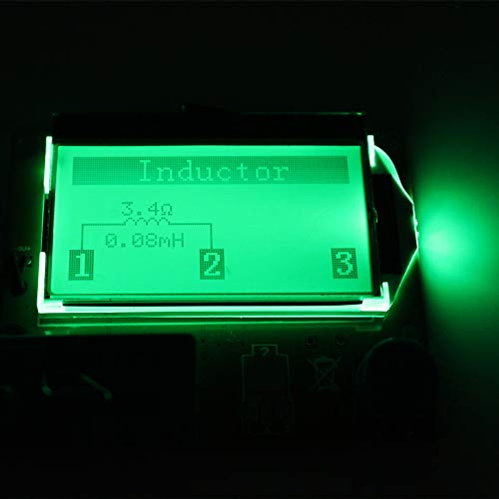 Thumbnail: ACEIRMC DIY Transistor Tester Kit, Mega 328 LCD Display for Diodes & Resistors