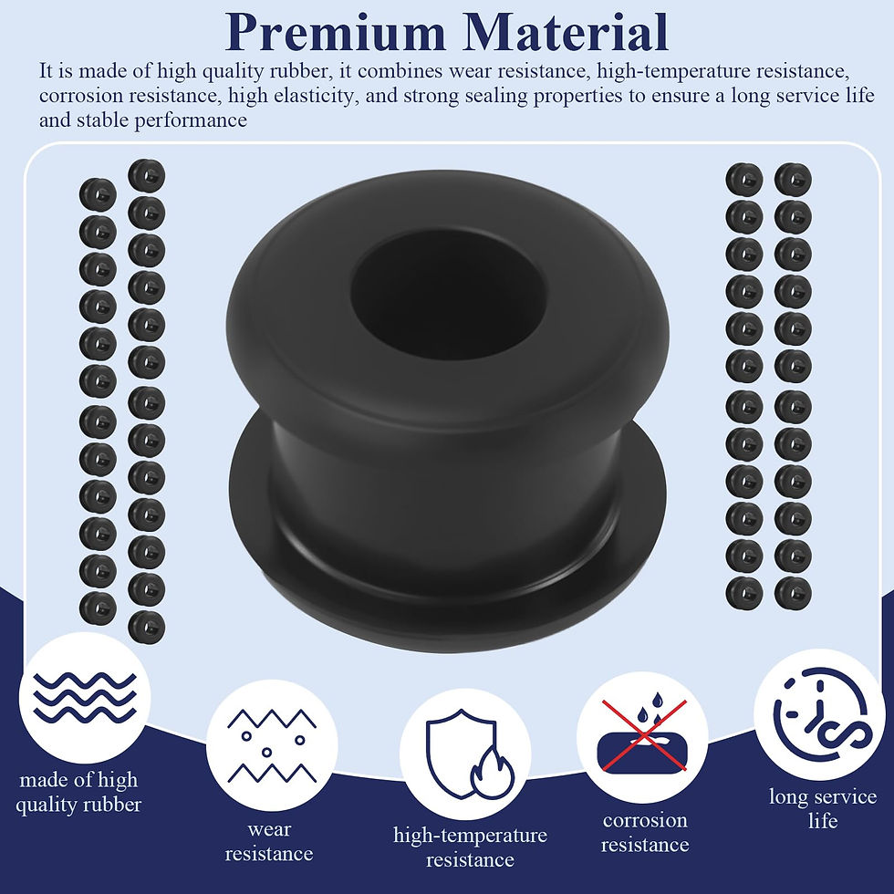 Thumbnail: 50 Rubber Fit for Hunter Fans, Fan Pcs Antique/Vintage/Discontinued Grommets