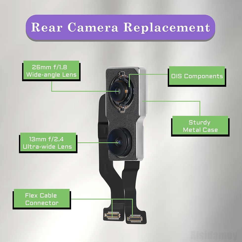 Thumbnail: iPhone 11 Rear Back Camera Replacement Part, 12MP HD Video, Flex Cable