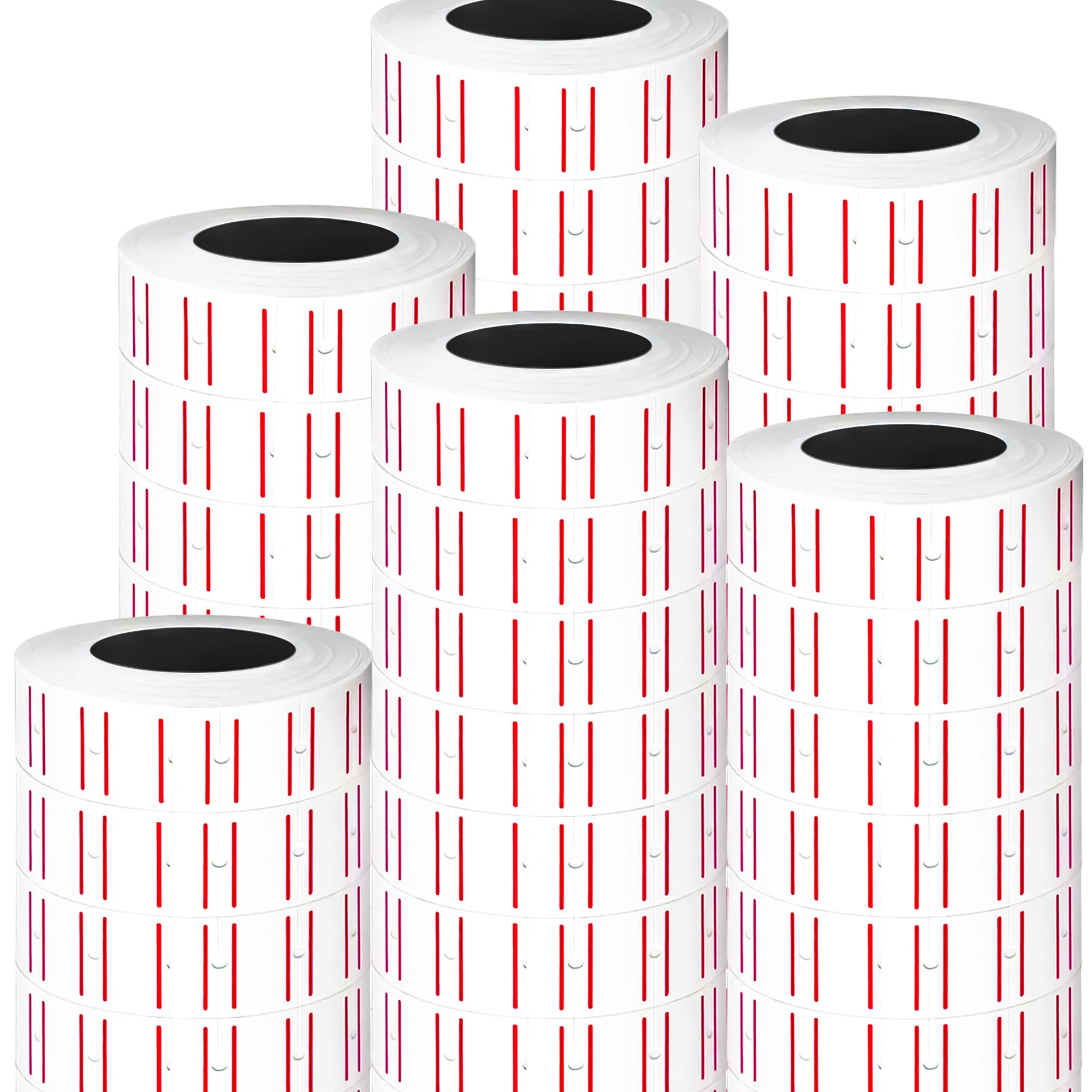 MotBach Price Stickers Labels for Labeller, 15000Pcs 30Rolls Tags White