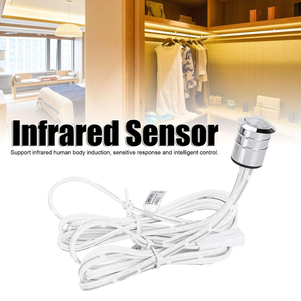 Thumbnail: Infrared Switch, Sensor, for LED Strip Wardrobe Motion 5V 12V 24V Light