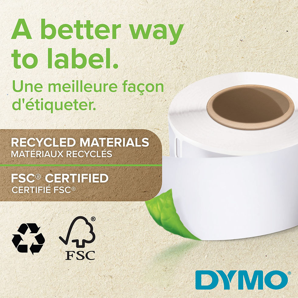 Thumbnail: DYMO LW Durable Labels for LabelWriter Label Printers, 1� 2-1/8�, White