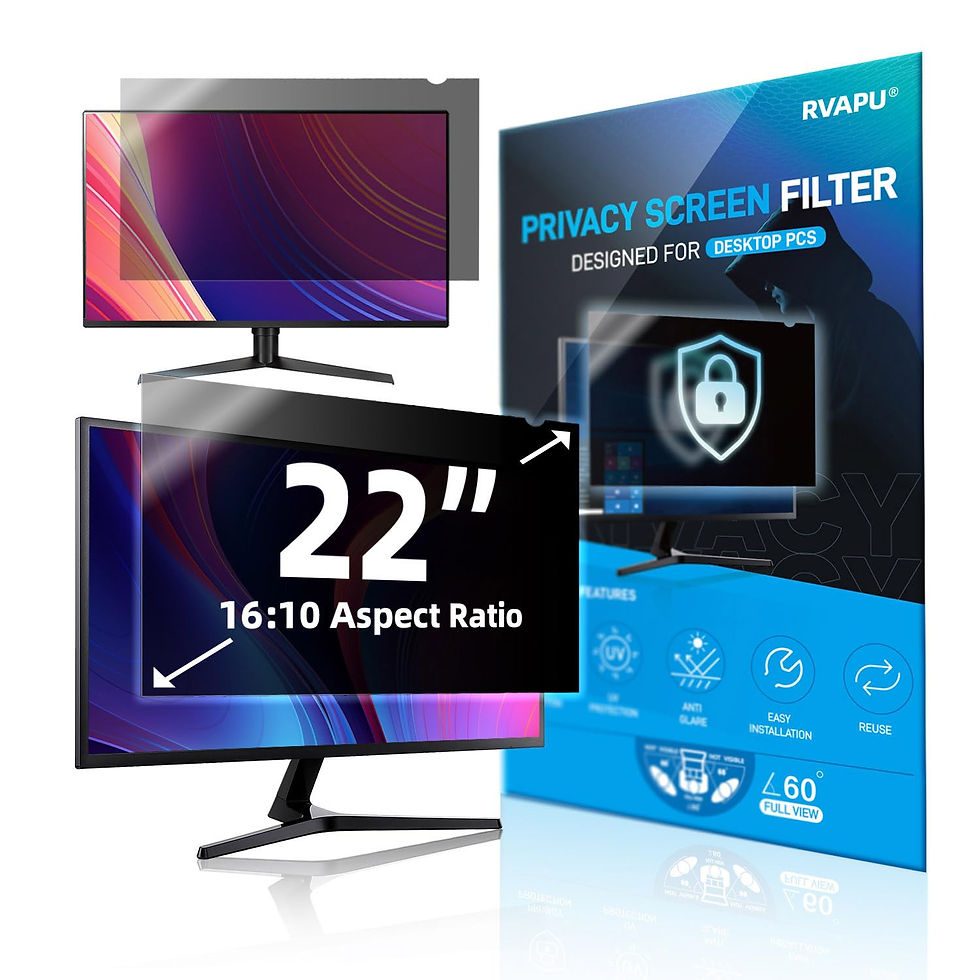 Thumbnail: 22" Privacy Screen for 16:10 Monitor, Anti-Glare, Blue Light Protector