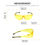 Thumbnail: Color Therapy Glasses, Anti-Blue Light Glasses for Indoor & Outdoor Use (Yellow)