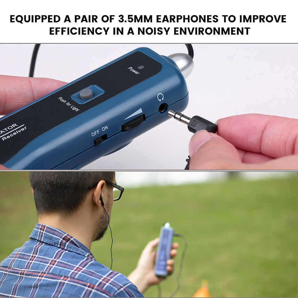 Thumbnail: Underground Wire Locator, Cable Tester for Pet Fence, 1640 Ft Range