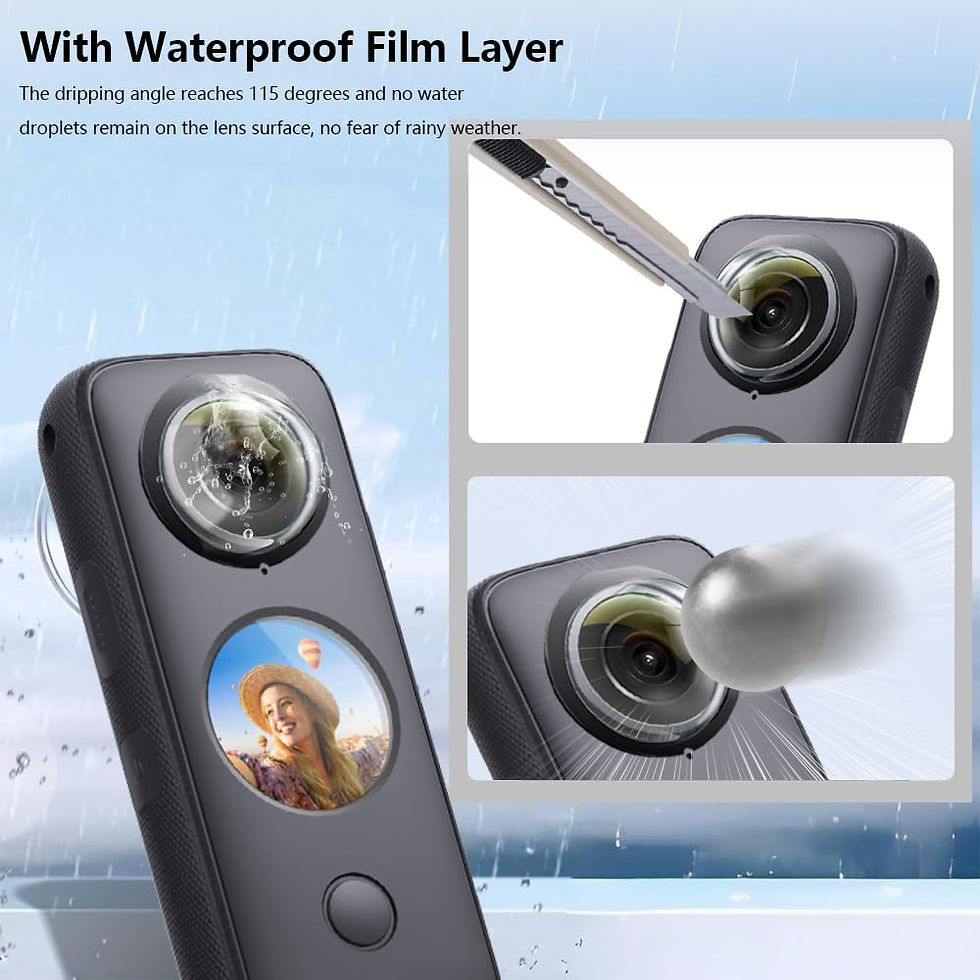 Thumbnail: Lens for one Protector PC Protective Guard Insta360 X2, Lens Cover for