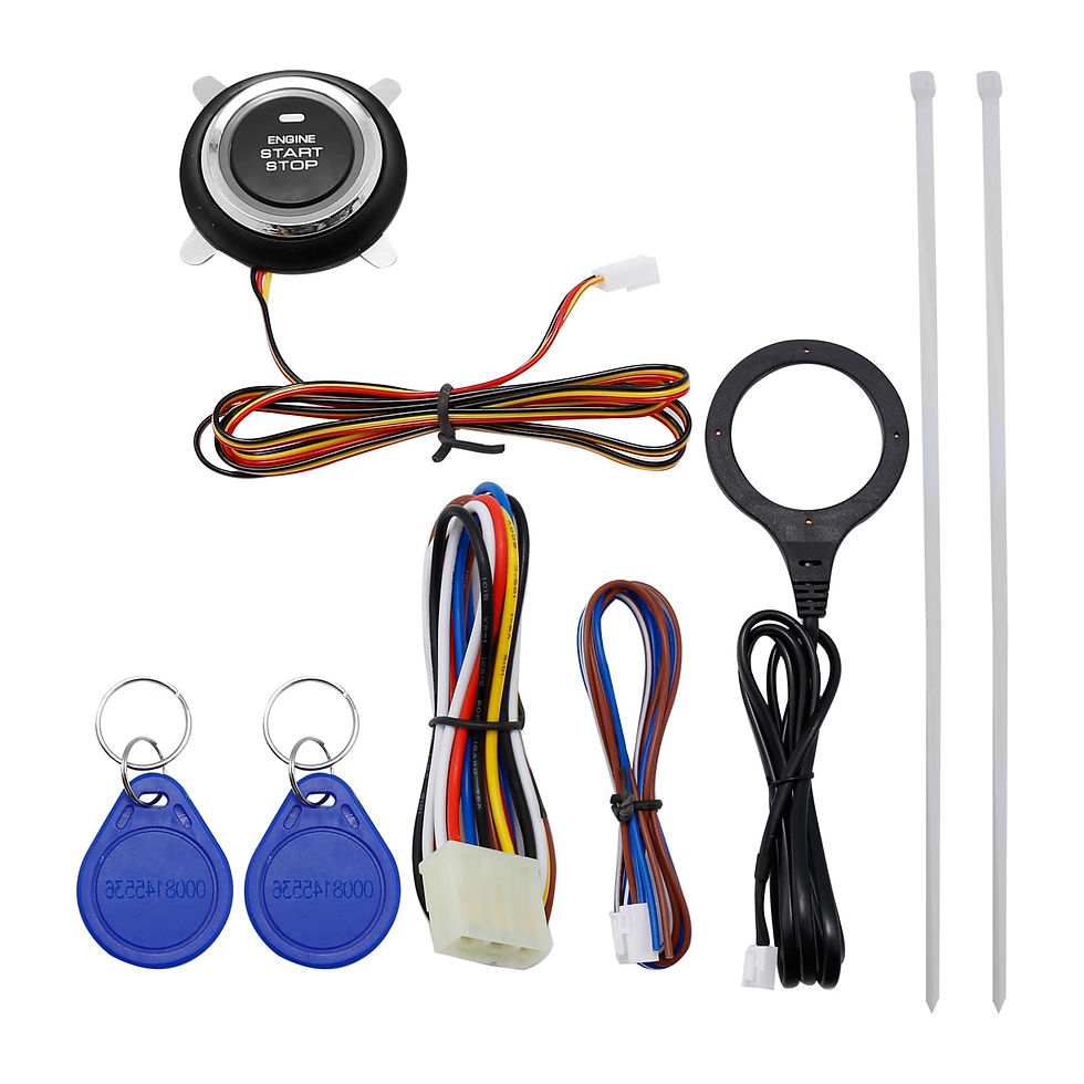 Thumbnail: Smart RFID Push Start Button kit & Engine Systems Upgrades Keyless Entry