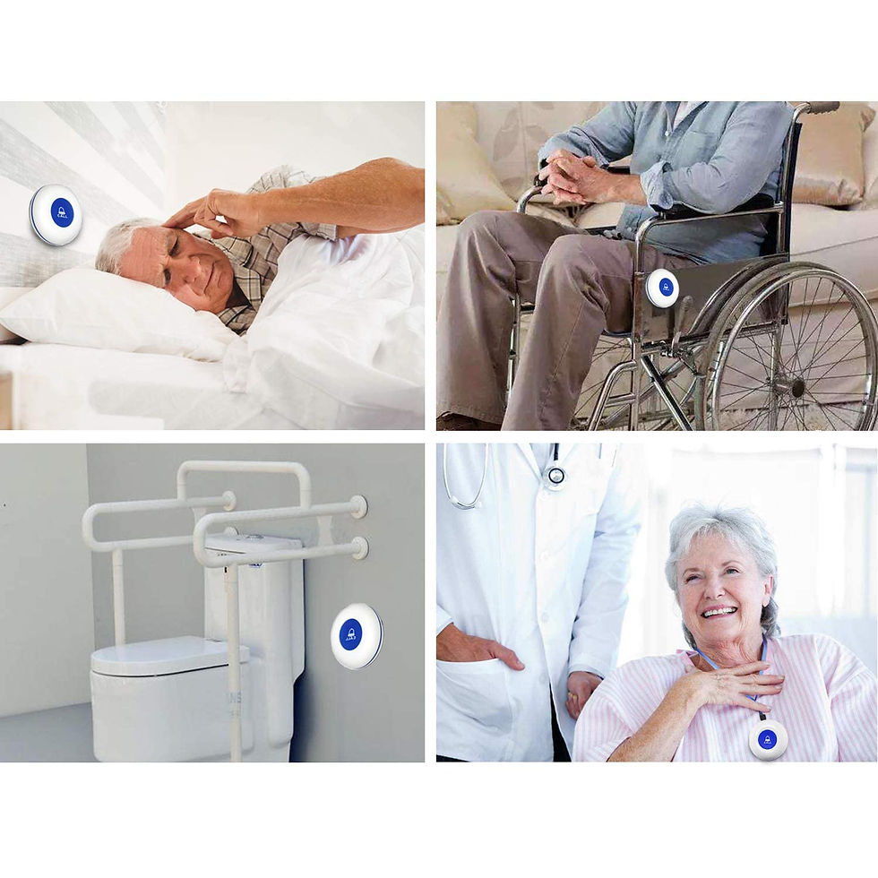 Thumbnail: Caregiver Call Buttons � 2 Waterproof Units (Need Liotoin Receiver)