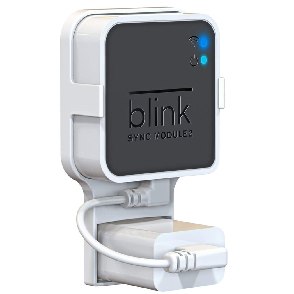 Outlet Wall Mount for Blink Sync Module 2 with Short Cable, 1-Pack