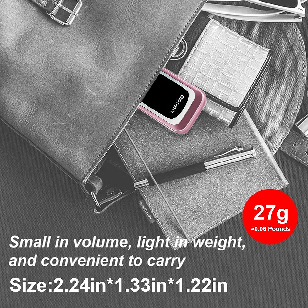 Thumbnail: pulse heart rate Accurate of and with OLED oximeter rechargeable finger monitor